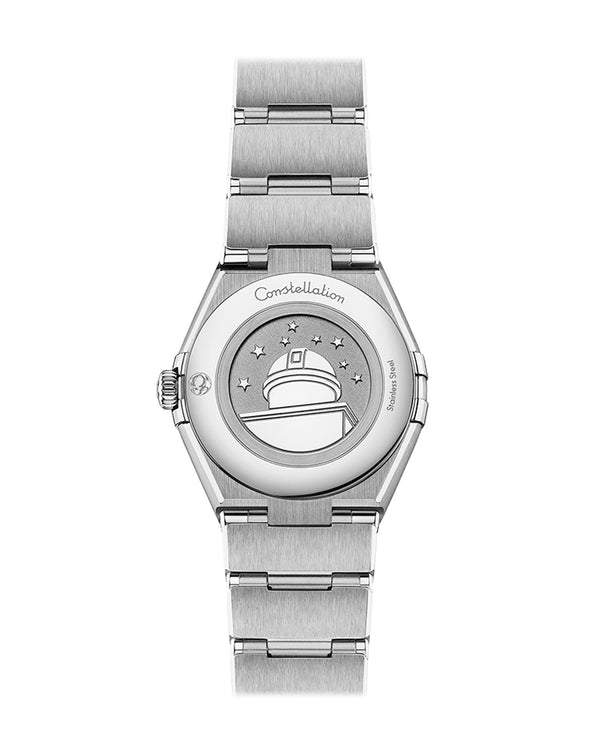 Cortina OMEGA Constellation Quartz 28mm Steel Case Pink Dial Steel Bracelet