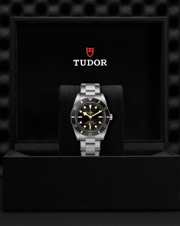 Cortina TUDOR Black Bay 54 37mm Steel Case Steel Bracelet Black Dial