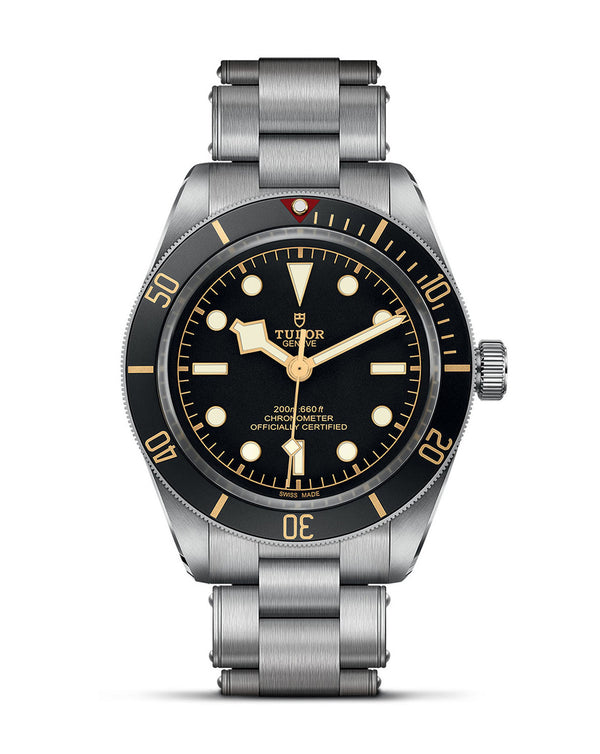 cortina TUDOR Black Bay 58 39mm Steel Case Black Dial Steel Bracelet