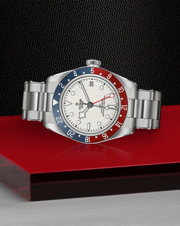 Cortina TUDOR Black Bay GMT 41mm Steel Case Rivet Steel Bracelet