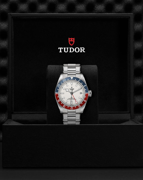 Cortina TUDOR Black Bay GMT 41mm Steel Case Rivet Steel Bracelet