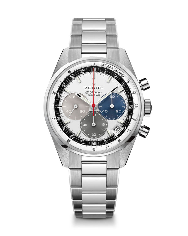 cortina ZENITH Chronomaster Original 38mm White Dial Steel Bracelet cortina ZENITH Chronomaster Original 38mm White Dial Steel Bracelet