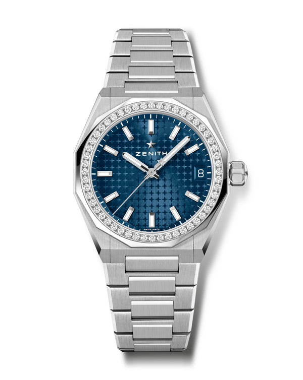 cortina ZENITH Defy Skyline 36mm Steel Case Blue Dial Metal Bracelet cortina ZENITH Defy Skyline 36mm Steel Case Blue Dial Metal Bracelet