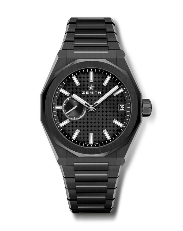Cortina ZENITH Defy Skyline 41mm Black Ceramic Case Black Dial Ceramic Bracelet