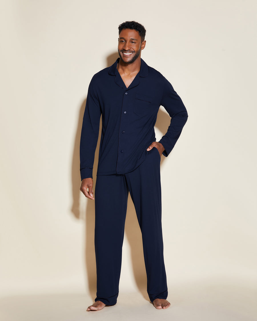 Cosabella Bella Men's Classic Long Sleeve Top & Pant Pajama Set