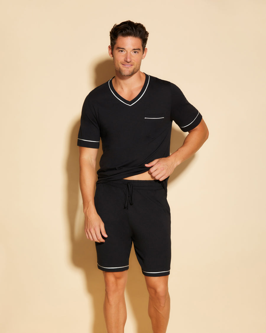 Cosabella Bella Men's Short Sleeve Top & Shorts Pajama Set