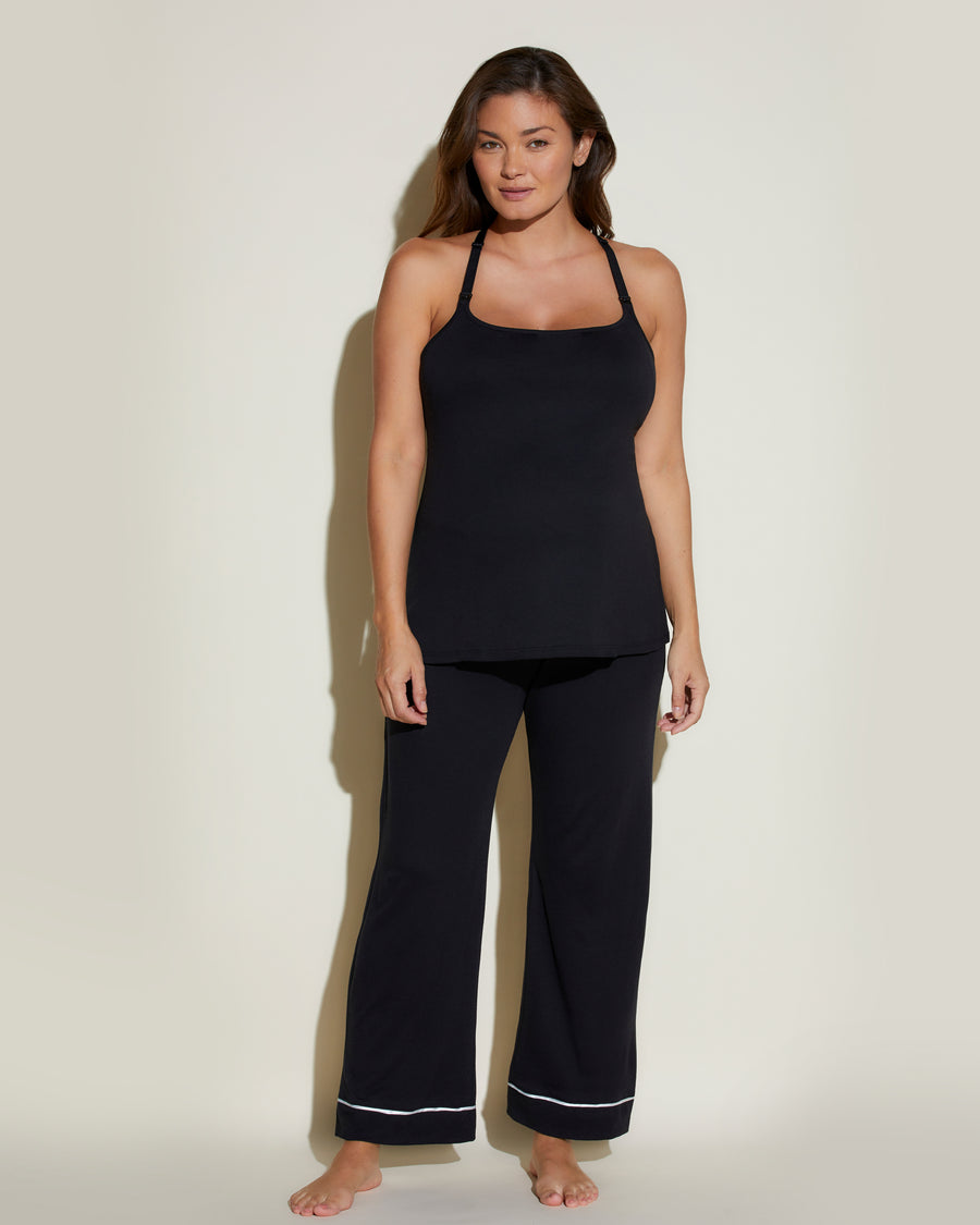 Cosabella Bella Nursing 3 Piece Set With Print Robe