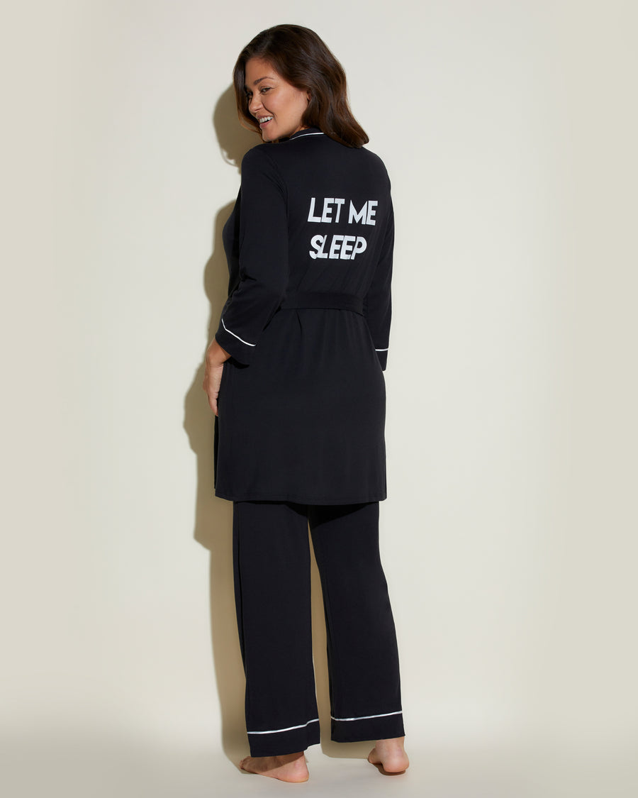 cosabella Bella Nursing 3 piece set with print robe