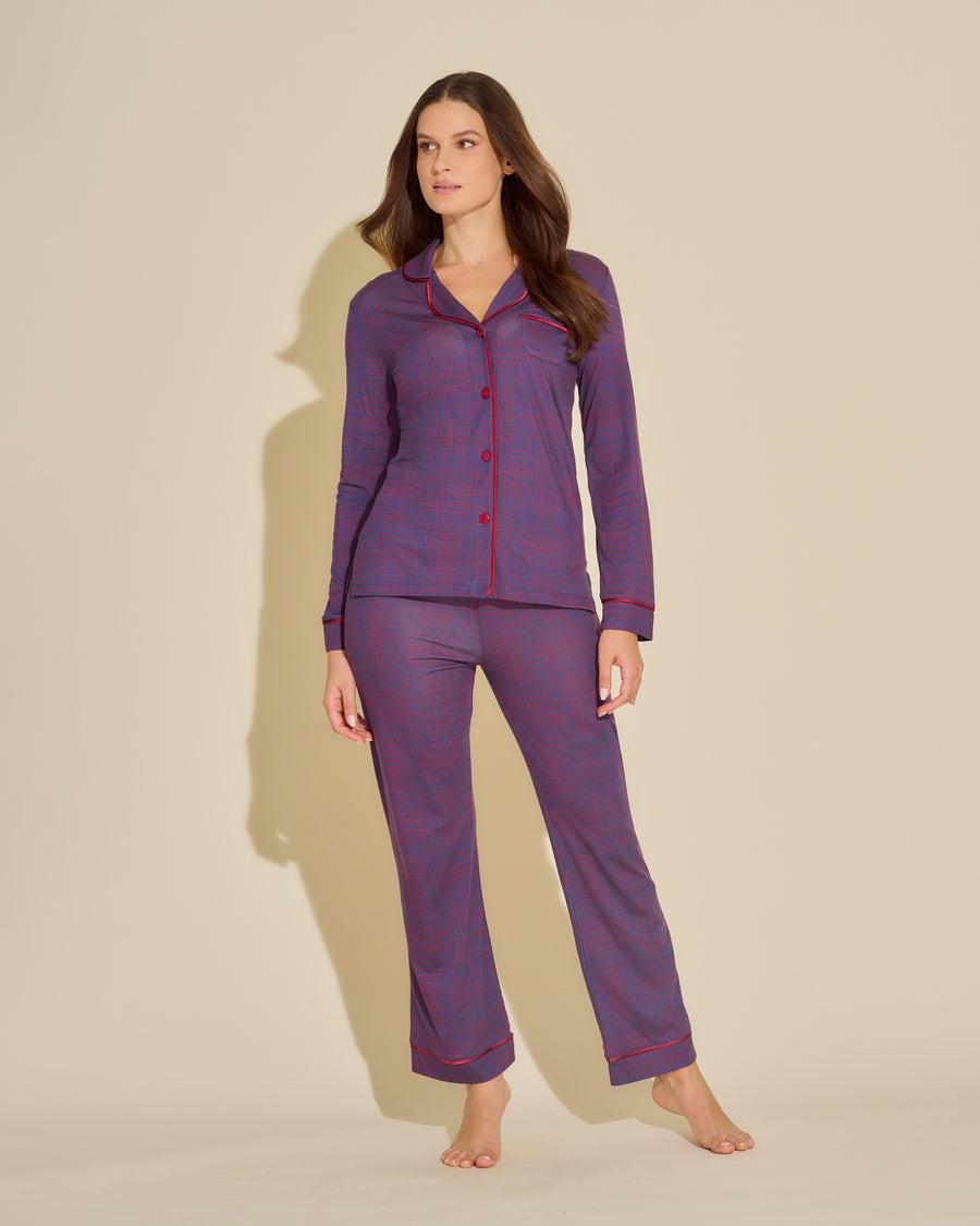 cosabella Bella Printed Long sleeve top & pant pajama set