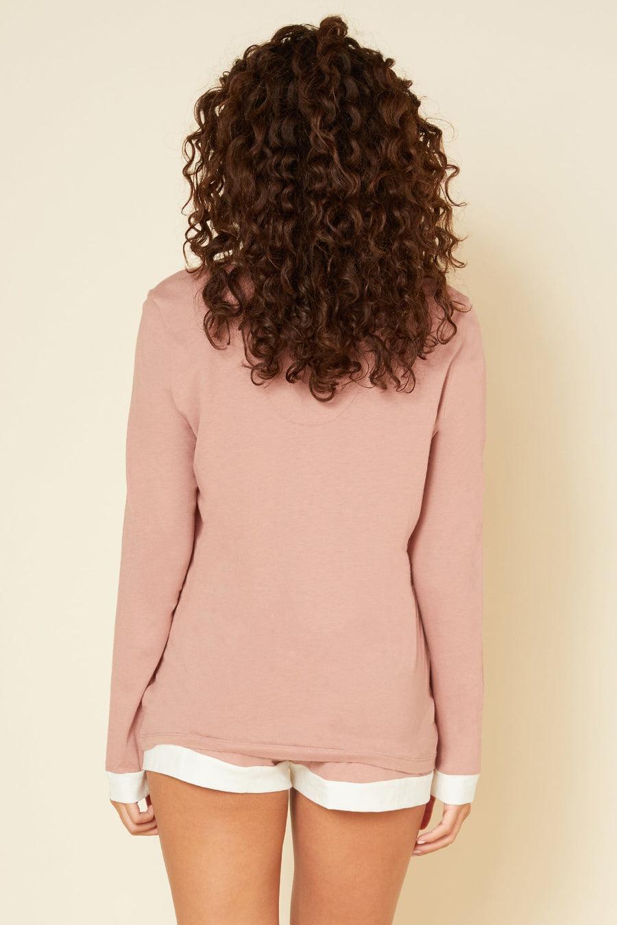 Cosabella Bella Long Sleeve Top & Boxer Pajama Set