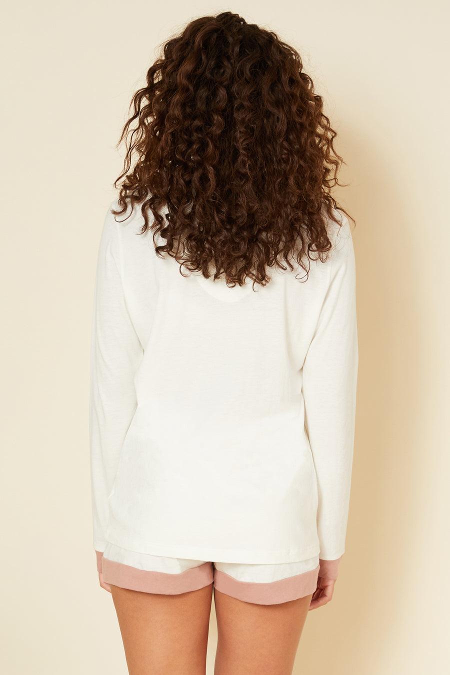 Cosabella Bella Long Sleeve Top & Boxer Pajama Set