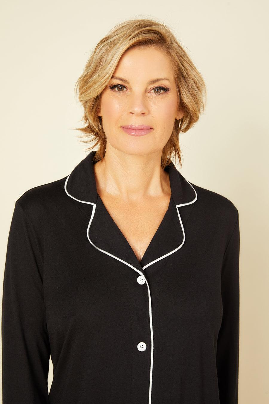 Cosabella Bella Long Sleeve Top & Boxer Pajama Set