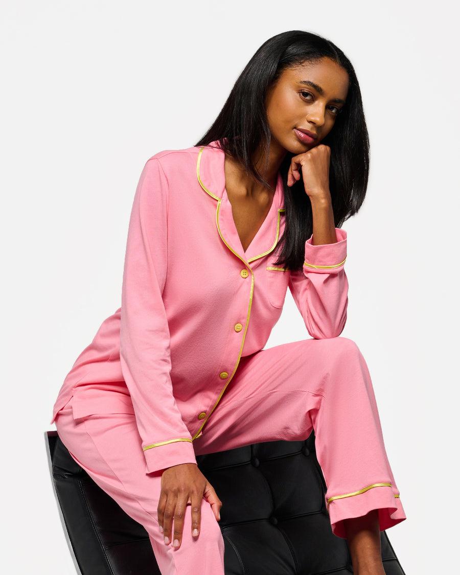 Cosabella Bella Long Sleeve Top & Pant Pajama Set