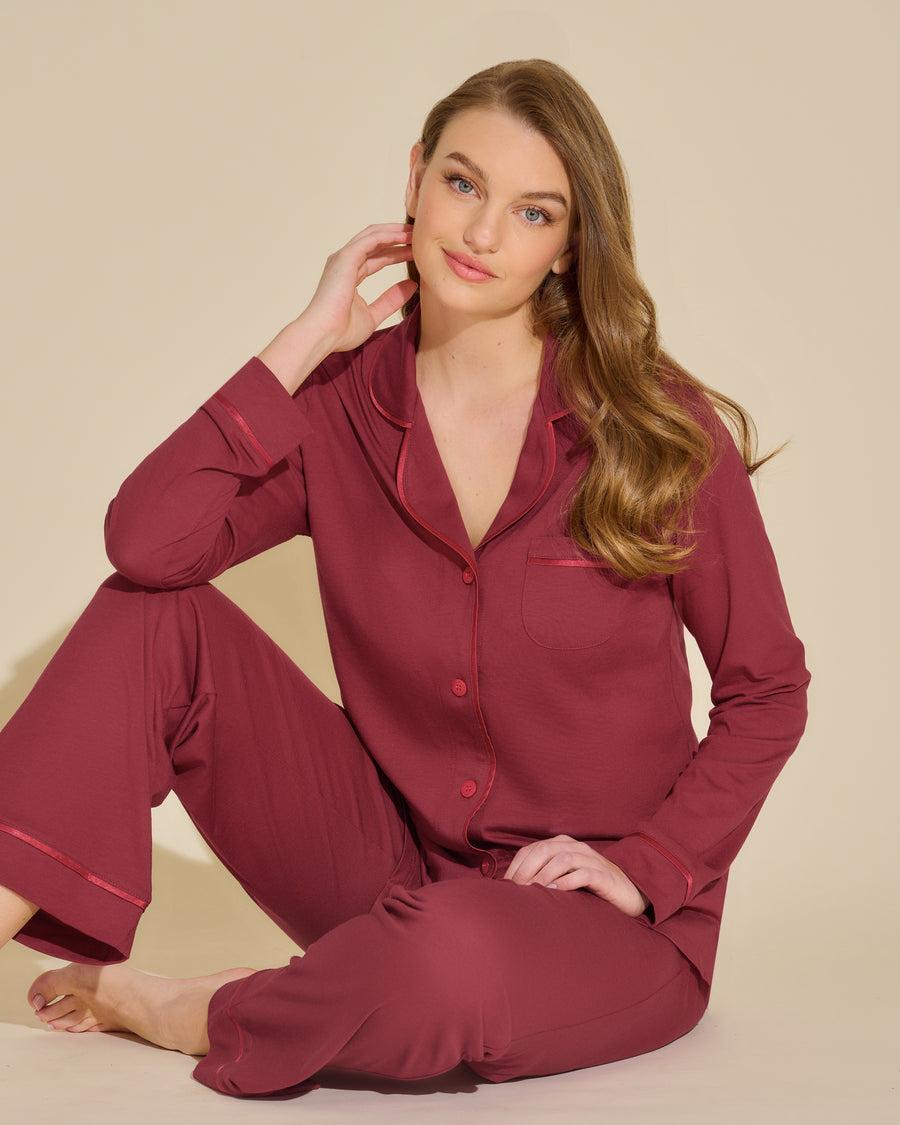 Cosabella Bella Long Sleeve Top & Pant Pajama Set