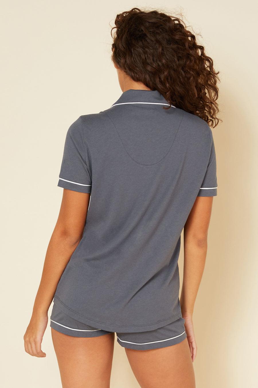 Cosabella Bella Short Sleeve Top & Boxer Pajama Set