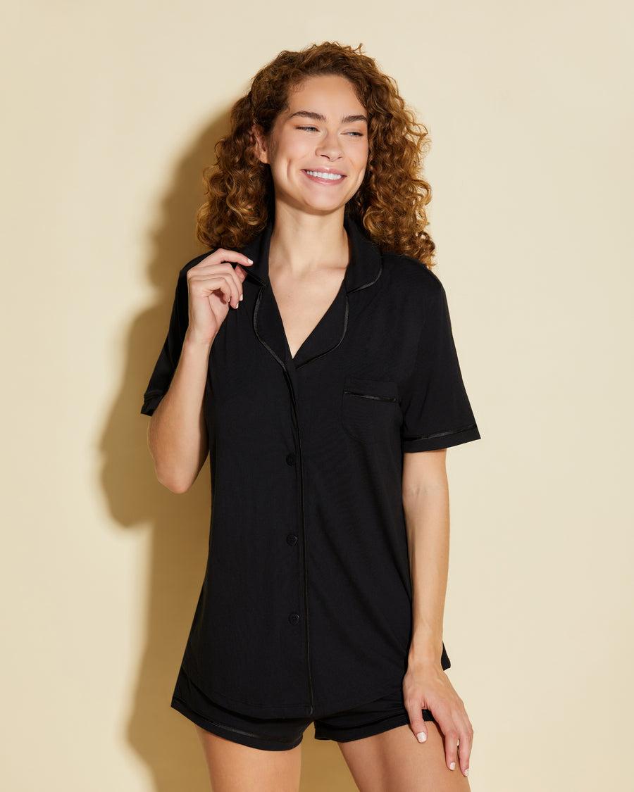 Cosabella Bella Short Sleeve Top & Boxer Pajama Set