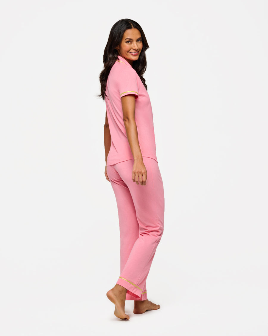 Cosabella Bella Short Sleeve Top & Pant Pajama Set