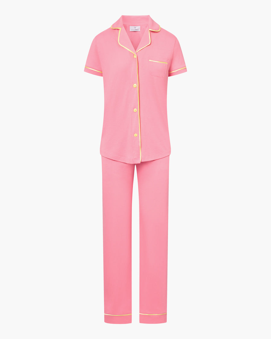 Cosabella Bella Short Sleeve Top & Pant Pajama Set