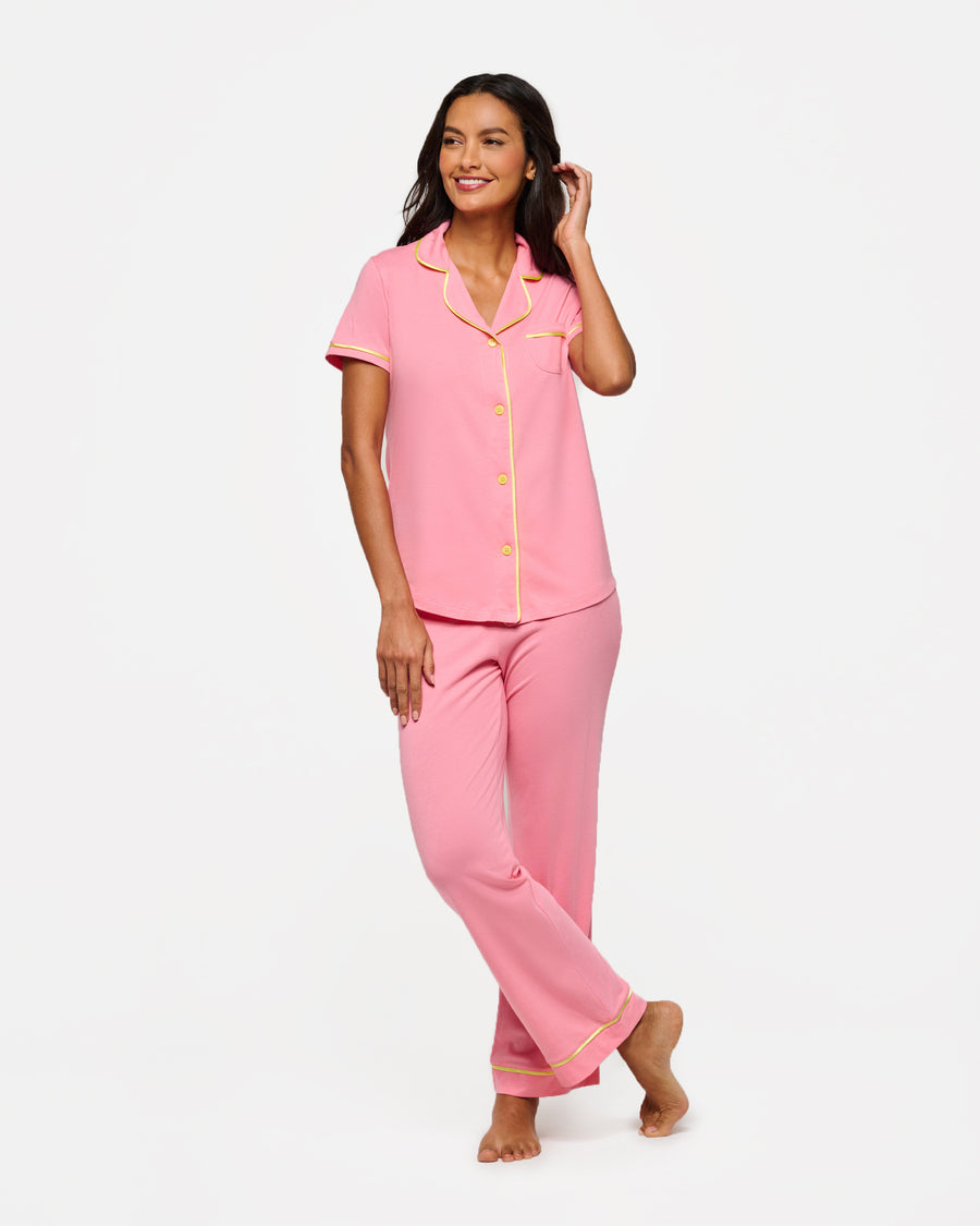 cosabella Bella Short sleeve top & pant pajama set
