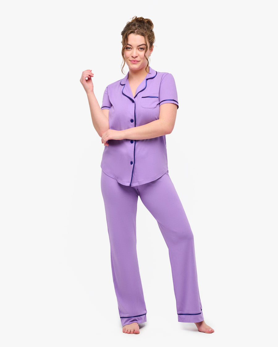 Cosabella Bella Short Sleeve Top & Pant Pajama Set