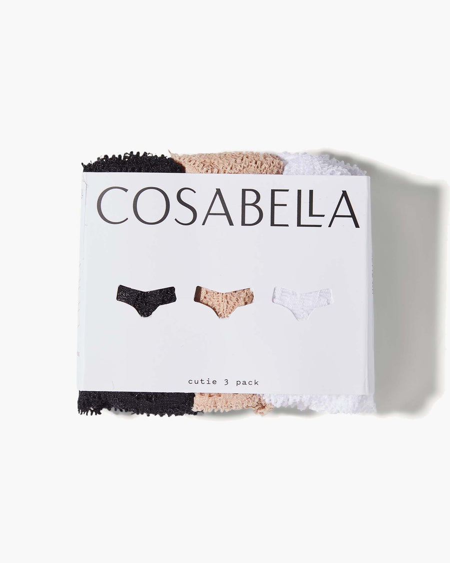 cosabella Never Say Never Cutie lr thong 3 pack