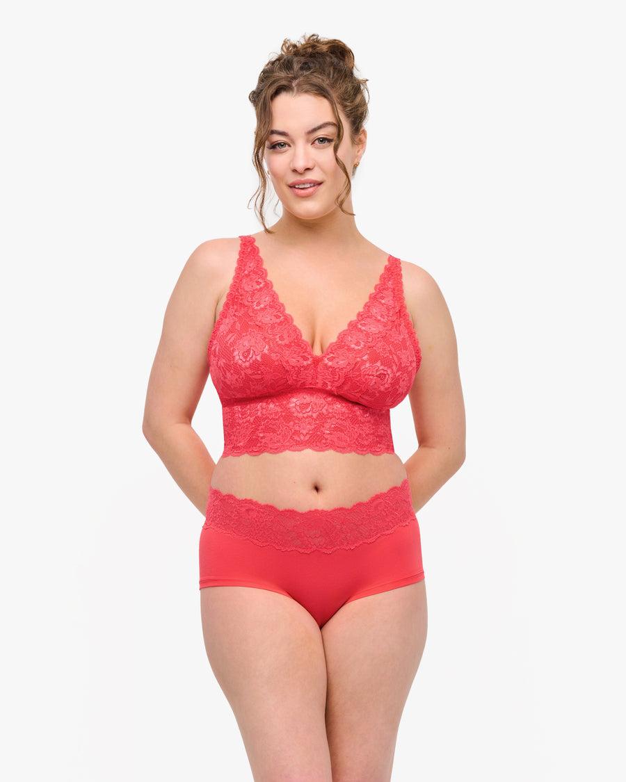 cosabella Never Say Never Curvy plungie longline bralette