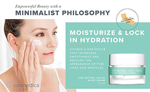 Cosmedica Skincare 2.5% Retinol Facial Night Cream