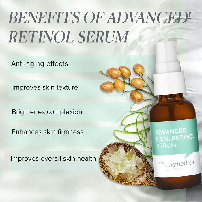 Cosmedica Skincare 2.5% Retinol Facial Serum