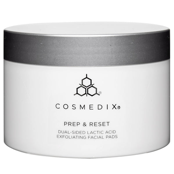 cosmedix Prep & Reset Dual-Sided Lactic Acid Exfoliating Facial Pads