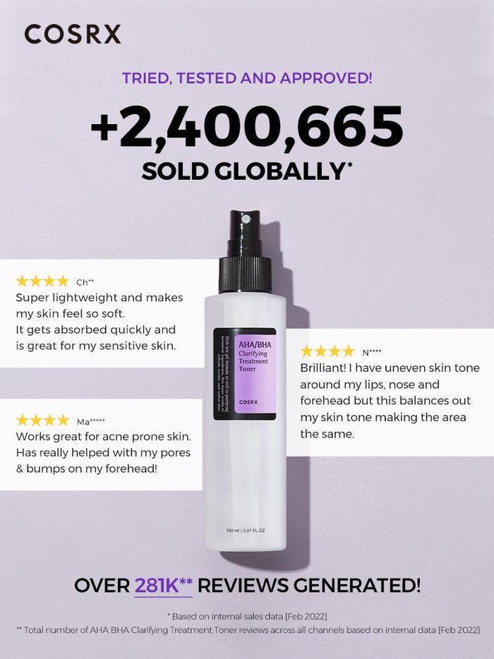 Cosrx AHA/BHA Clarifying Treatment Toner