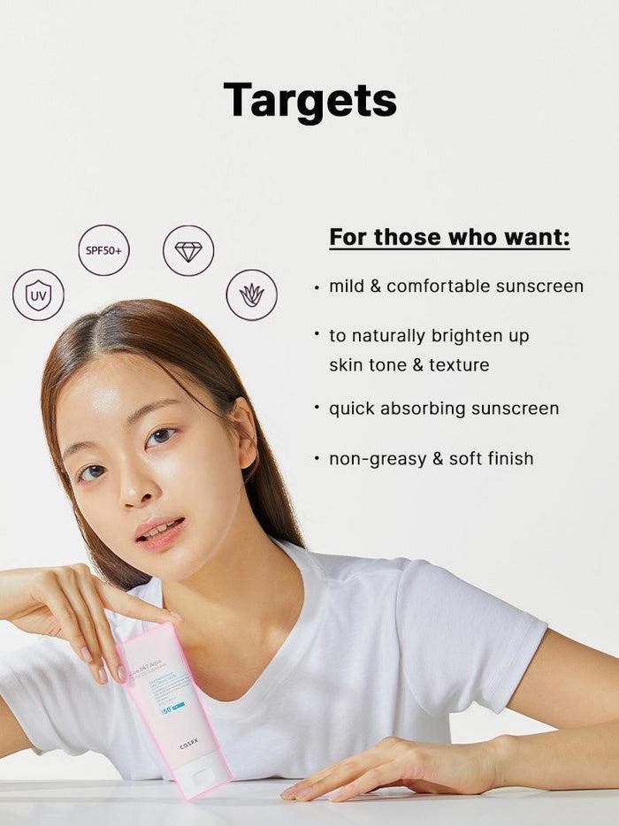 Cosrx Aloe 54.2 Aqua Tone-up Sunscreen SPF 50+ PA++++