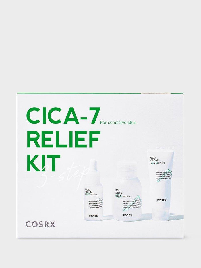 cosrx CICA-7 RELIEF KIT- 3 step