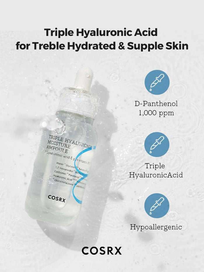 Cosrx Hydrium Triple Hyaluronic Moisture Ampoule