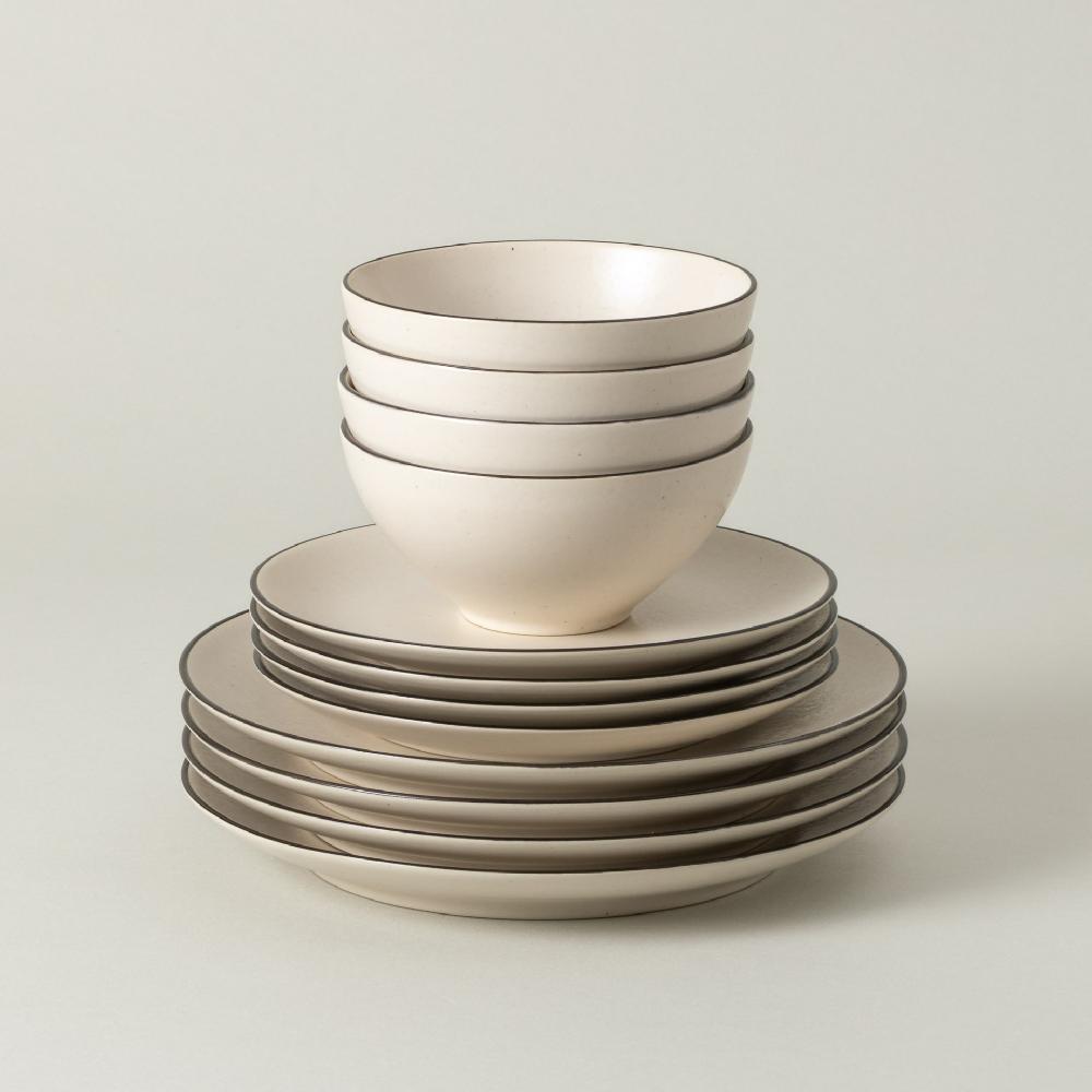 costa nova 12-piece Dinnerware Set with Bowl Augusta
