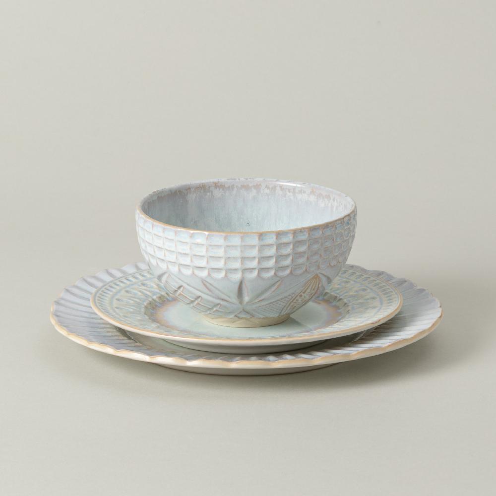 Costa Nova 12-piece Dinnerware Set With Bowl Cristal