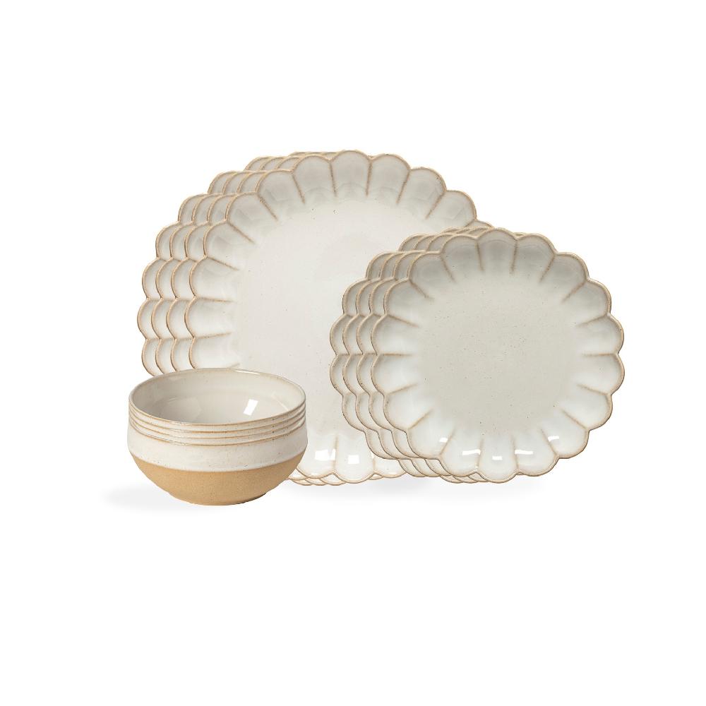 costa nova 12-piece Dinnerware Set with Bowl Marrakesh