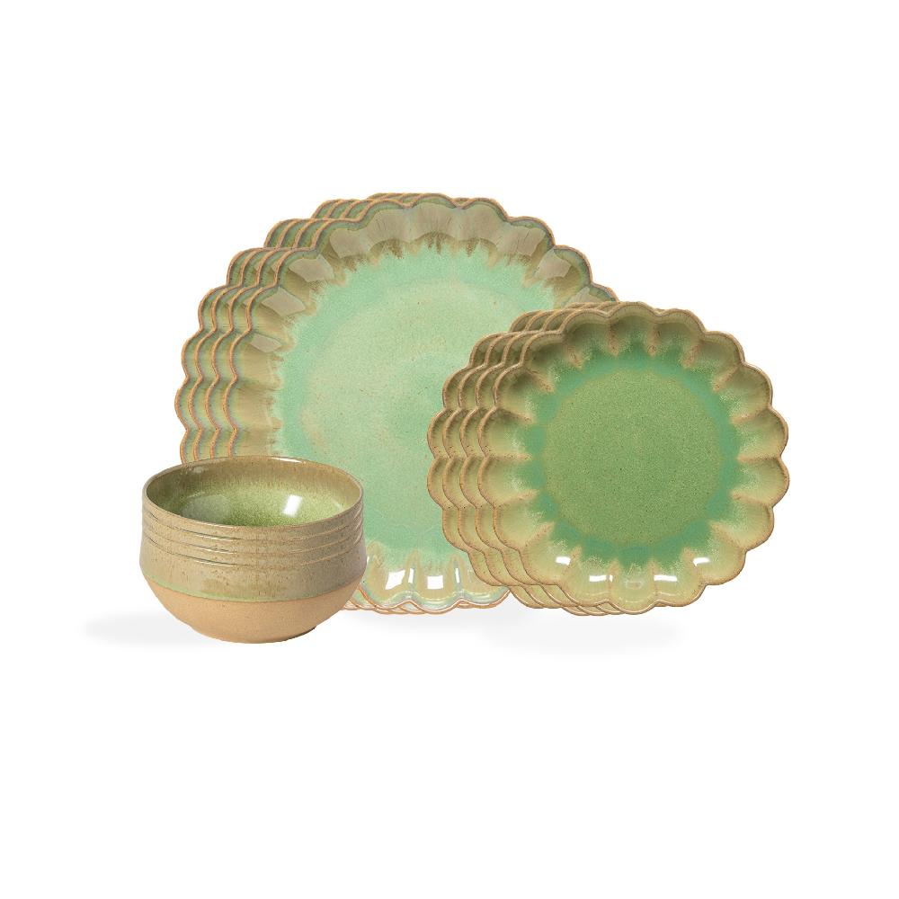 costa nova 12-piece Dinnerware Set with Bowl Marrakesh