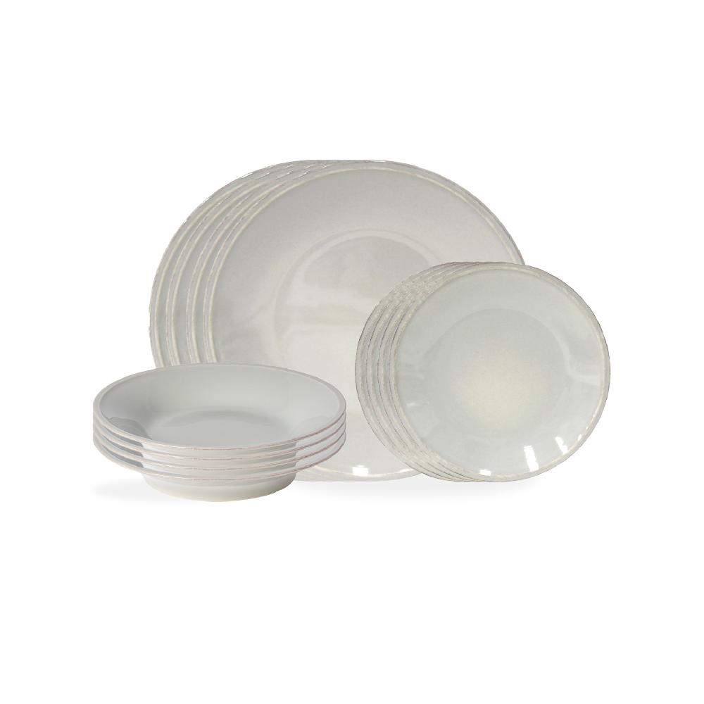 Costa Nova 12-piece Dinnerware Set With Pasta Plate Friso