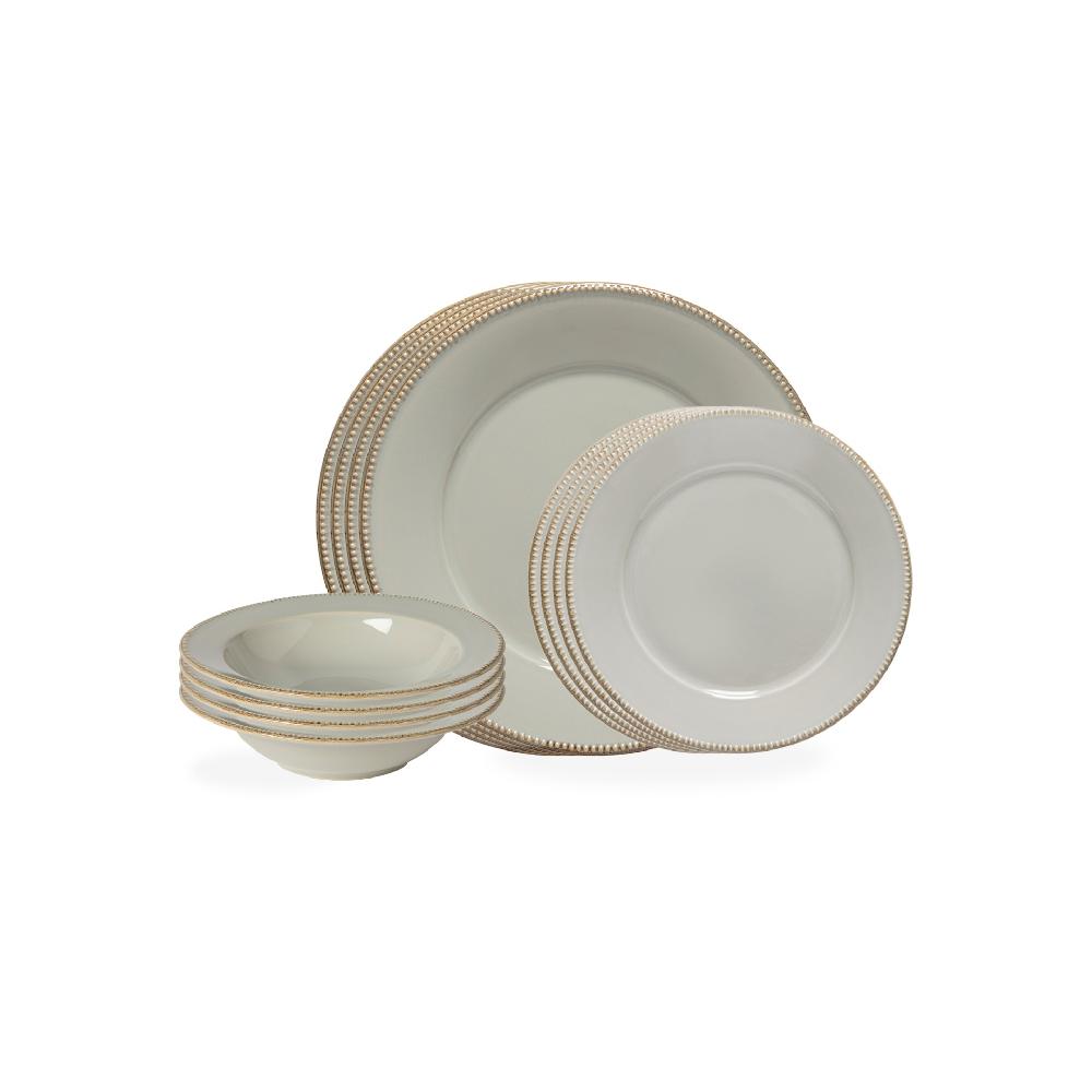 costa nova 12-piece Dinnerware Set with Pasta Plate Luzia