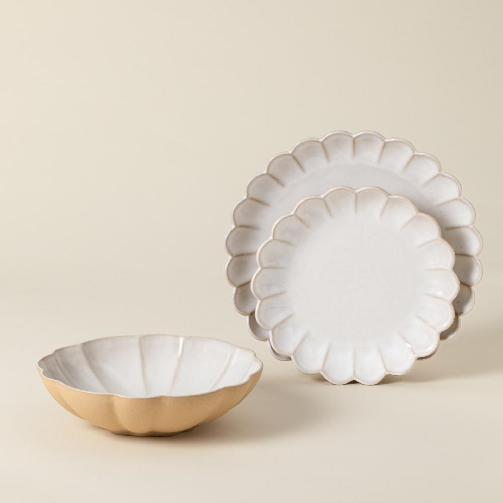 Costa Nova 12-piece Dinnerware Set With Pasta Plate Marrakesh