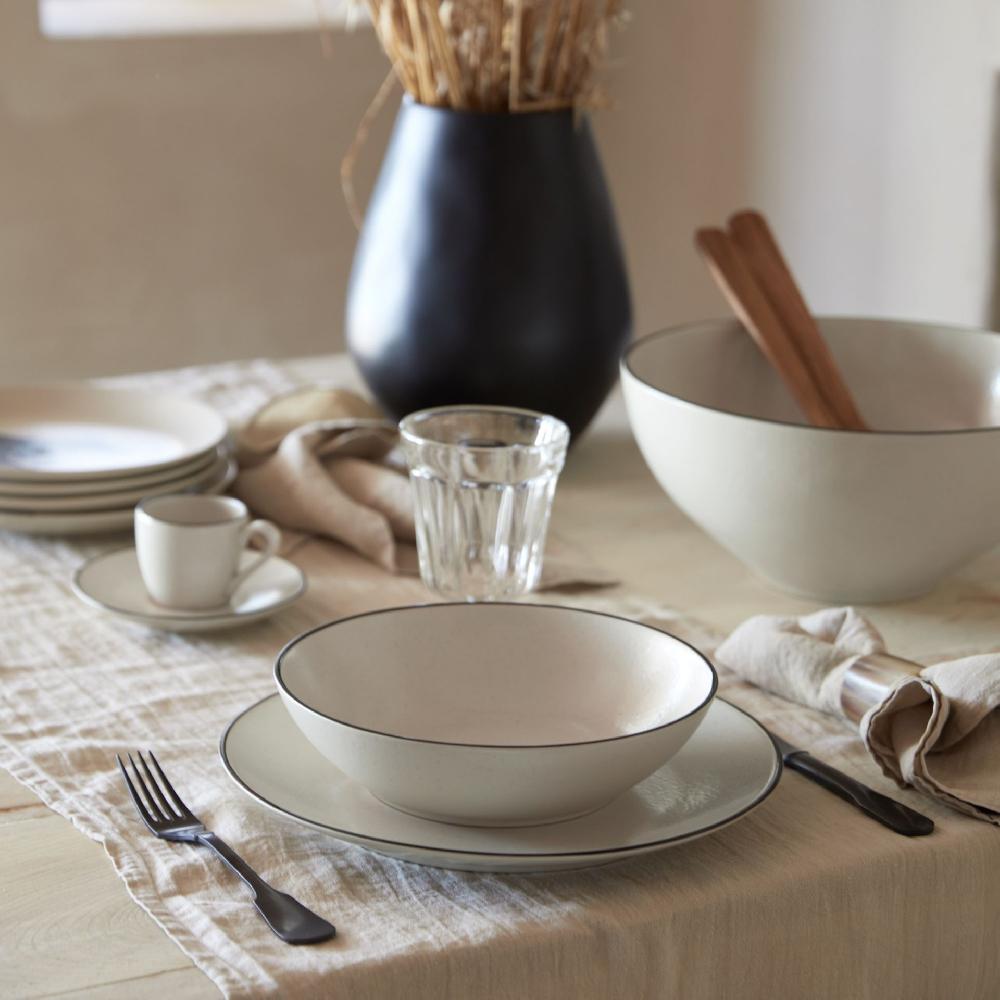 Costa Nova 12-piece Dinnerware Set With Soup / Pasta Bowl Augusta