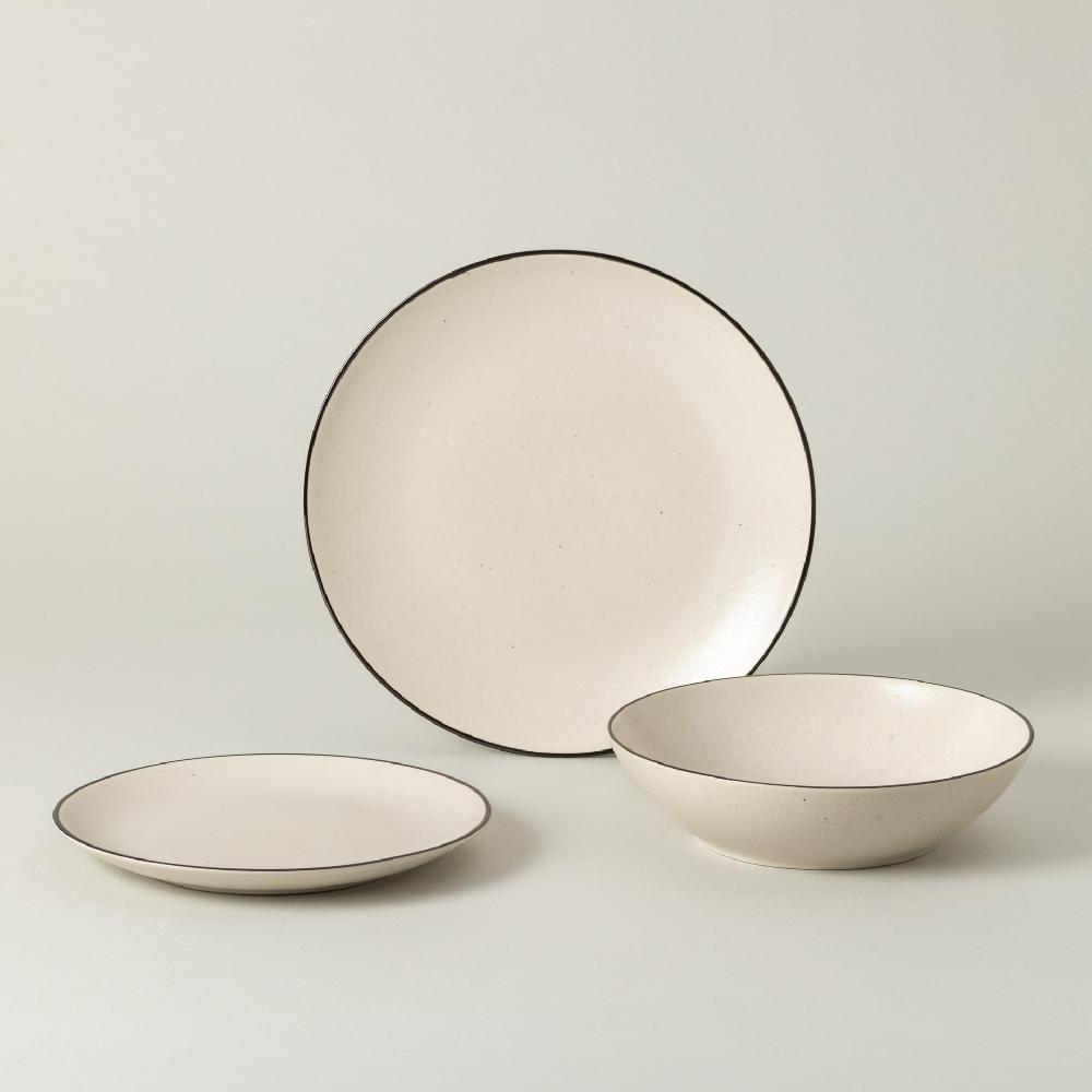 Costa Nova 12-piece Dinnerware Set With Soup / Pasta Bowl Augusta