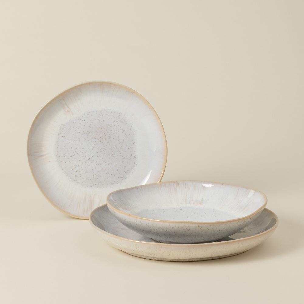 Costa Nova 12-piece Dinnerware Set With Soup / Pasta Bowl Eivissa Casafina By COSTA NOVA