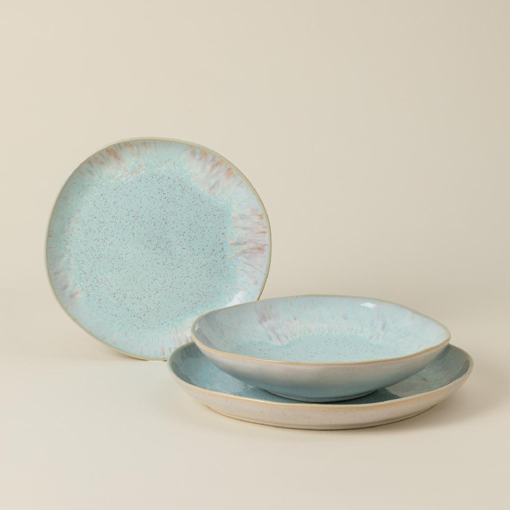 Costa Nova 12-piece Dinnerware Set With Soup / Pasta Bowl Eivissa Casafina By COSTA NOVA