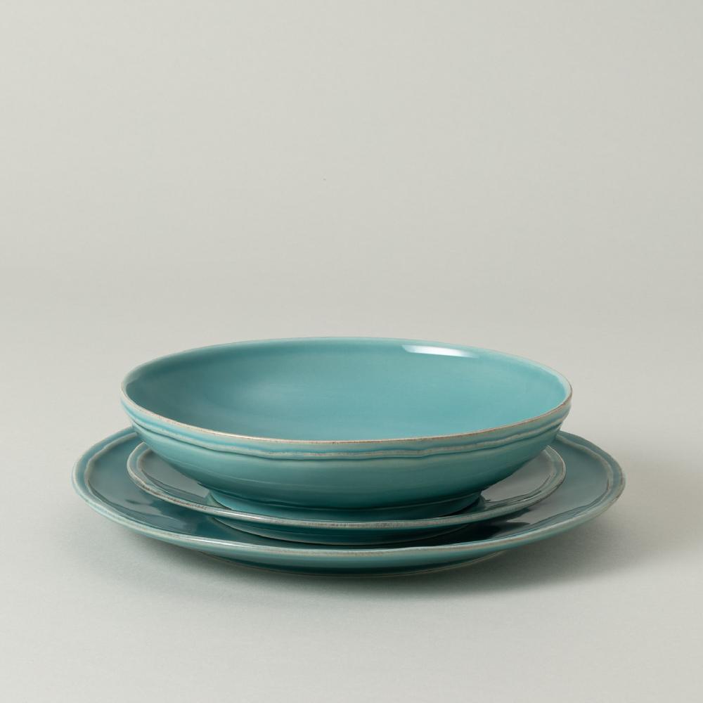 costa nova 12-piece Dinnerware Set with Soup / Pasta Bowl Fontana Casafina by COSTA NOVA