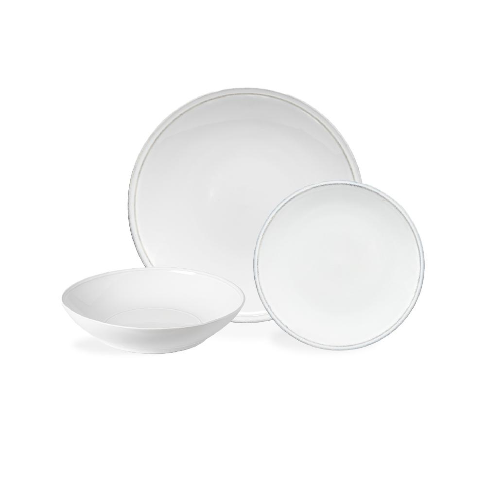 costa nova 12-piece Dinnerware Set with Soup / Pasta Bowl Friso