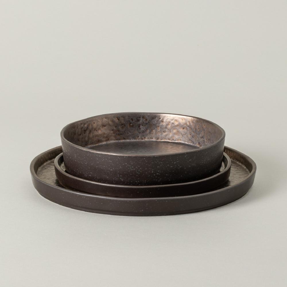 Costa Nova 12-piece Dinnerware Set With Soup / Pasta Bowl Lagoa