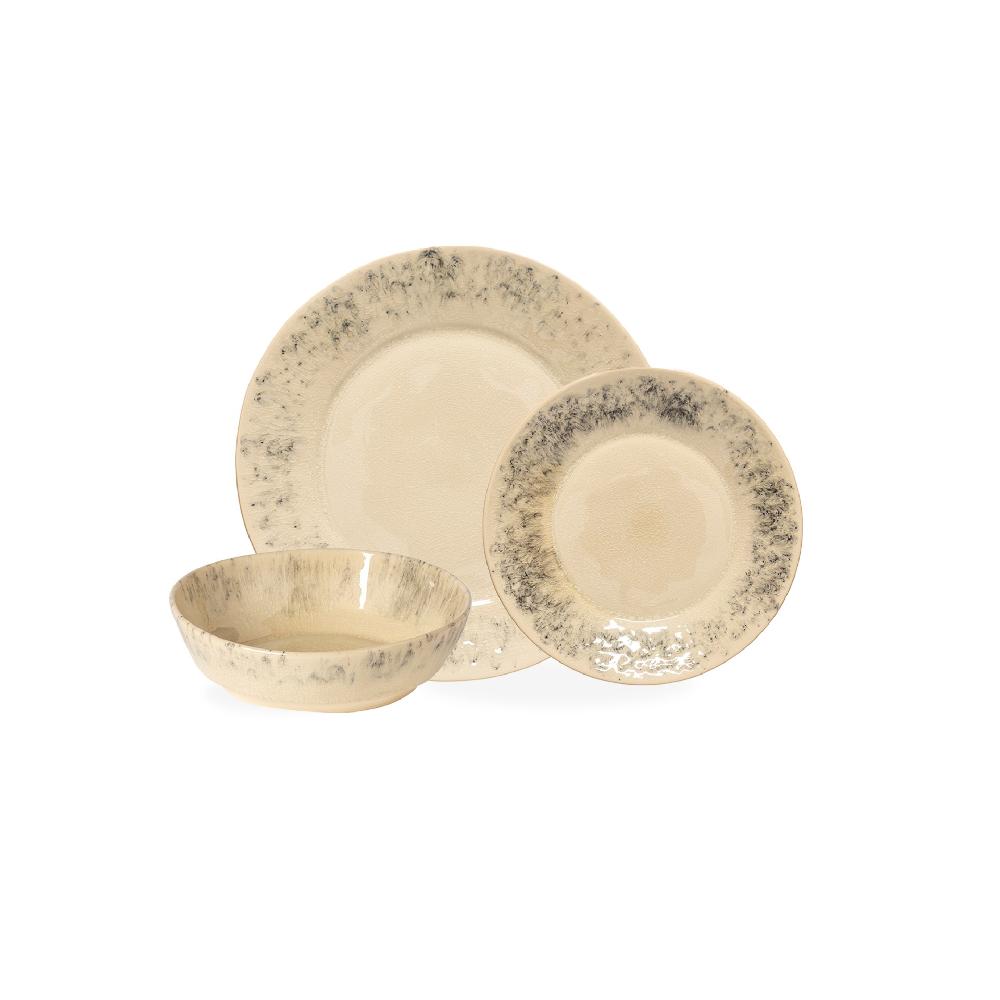 costa nova 12-piece Dinnerware Set with Soup / Pasta Bowl Madeira