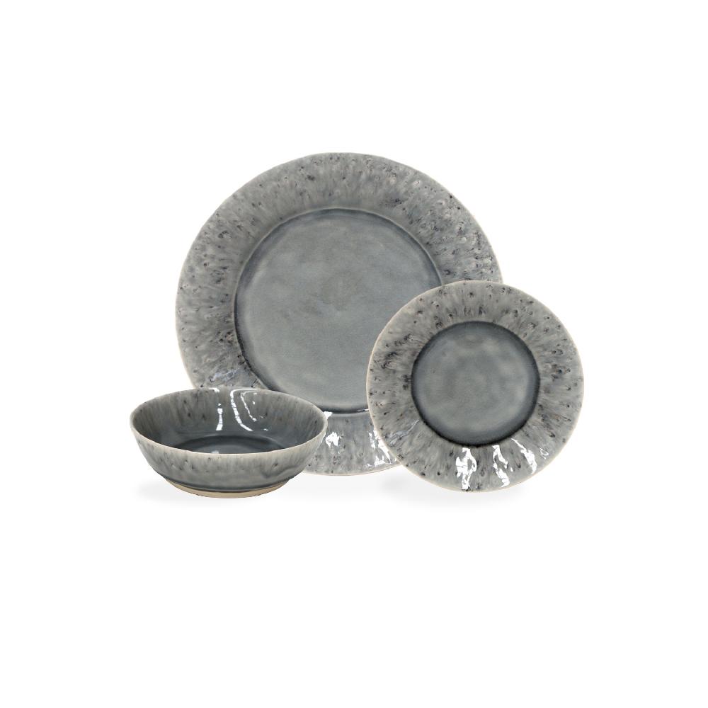 costa nova 12-piece Dinnerware Set with Soup / Pasta Bowl Madeira