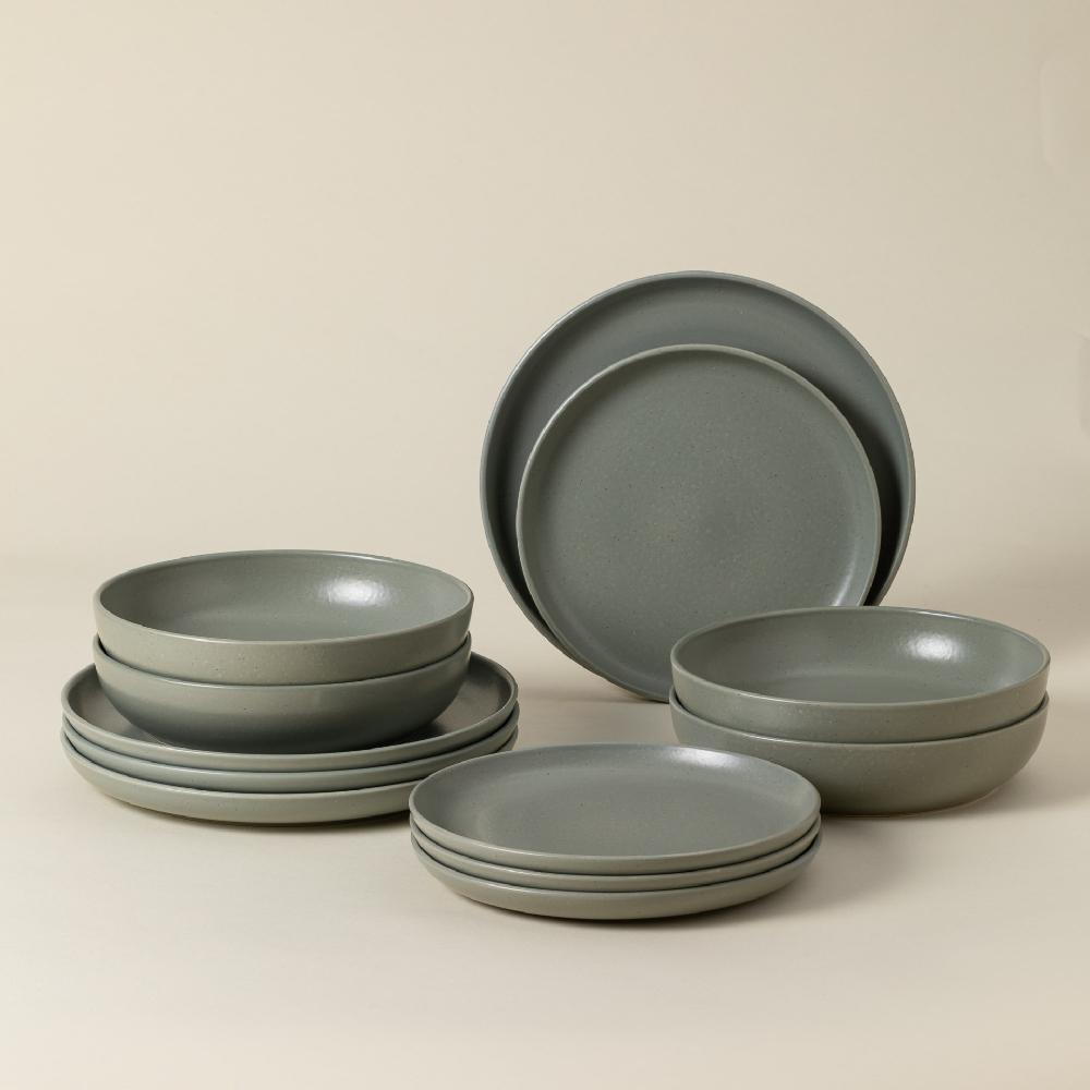 Costa Nova 12-piece Dinnerware Set With Soup / Pasta Bowl Pacifica Casafina By COSTA NOVA